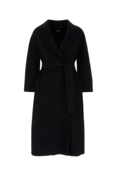 Max Mara Black Wool Esturia Coat