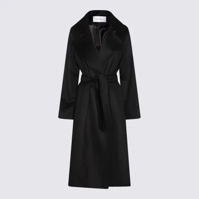 Max Mara Black Wool Manuela Coat