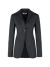 Max Mara Black Wool Polyester Spxrive In Black
