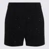 Max Mara Black Wool Siberia Shorts In Black