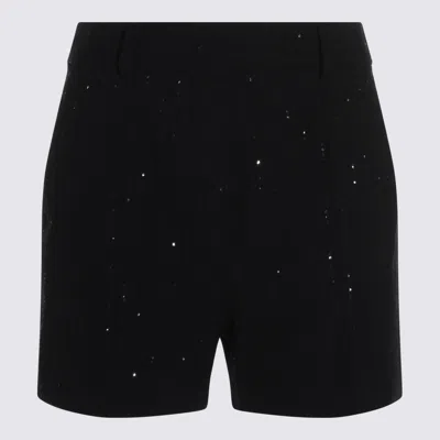 Max Mara Black Wool Siberia Shorts