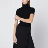 Max Mara Black Wool Turtleneck In Black
