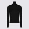 Max Mara Veloce Lightweight Cashmere Turtleneck In Black