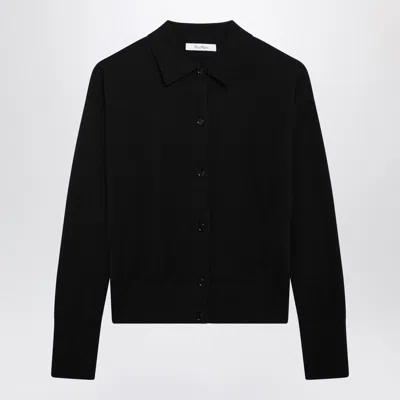 MAX MARA MAX MARA BLACK WOOLBLEND CARDIGAN