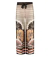 Max Mara Beachwear Blasone Multicolor Pareo Trousers In Multi