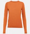 Max Mara Blasy Wool Sweater In Zafferano