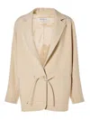Max Mara Betulla Wool-blend Jacket In Beis