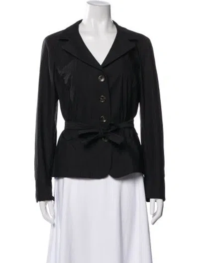 Pre-owned Max Mara Blazer In Black