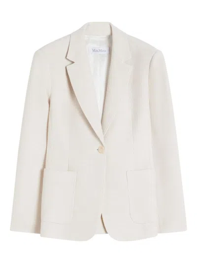 MAX MARA IVORY MUTILITA JACKET