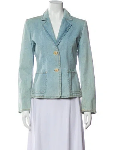 Pre-owned Max Mara Blazer In Blue