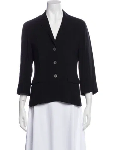 Pre-owned Max Mara Blazer In Blue