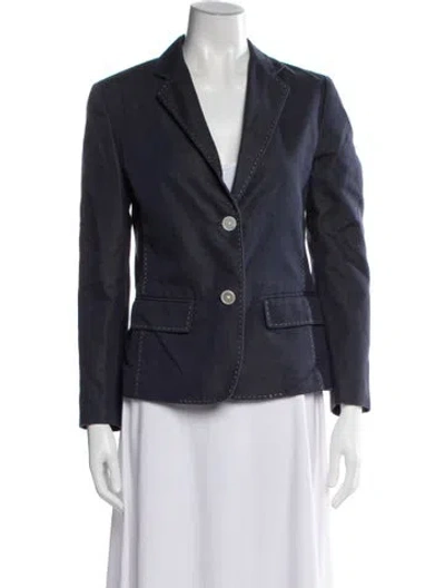 Pre-owned Max Mara Blazer In Blue