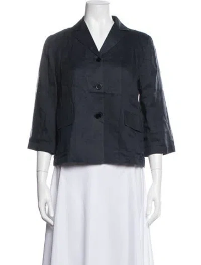 Pre-owned Max Mara Blazer In Blue