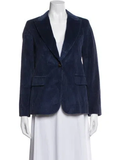Pre-owned Max Mara Blazer In Blue