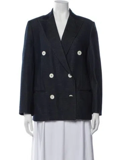 Pre-owned Max Mara Blazer In Blue