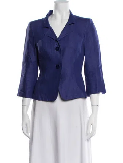 Pre-owned Max Mara Blazer In Blue