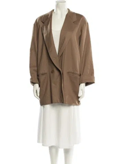 Pre-owned Max Mara Blazer In Brown
