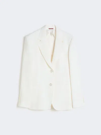 Max Mara Blazer En Batavia De Lin In White