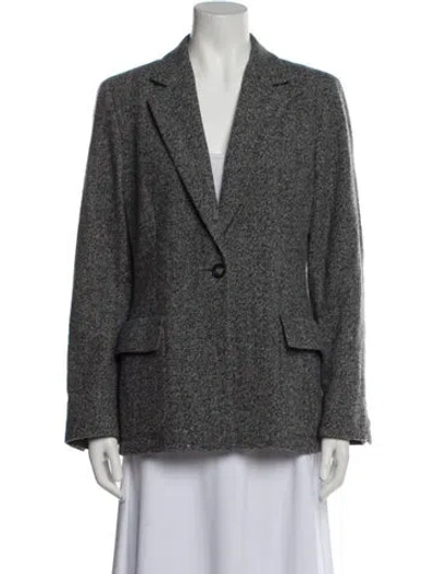 Pre-owned Max Mara Blazer In Gray