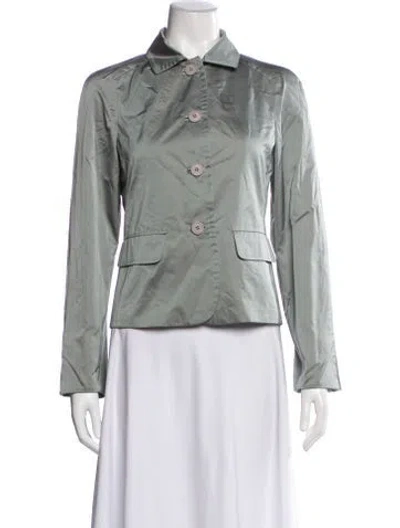 Pre-owned Max Mara Blazer In Gray