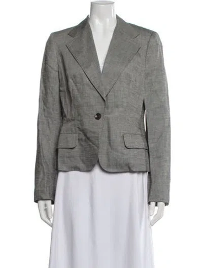 Pre-owned Max Mara Blazer In Gray