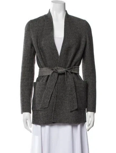 Pre-owned Max Mara Blazer In Gray