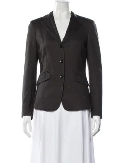 Pre-owned Max Mara Blazer In Gray