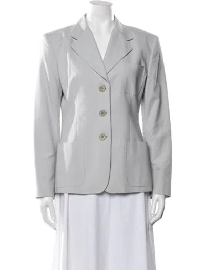 Pre-owned Max Mara Blazer In Gray