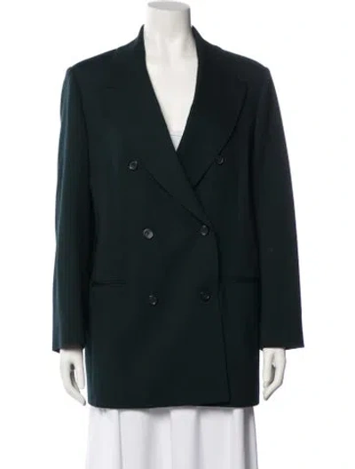 Pre-owned Max Mara Blazer In Green