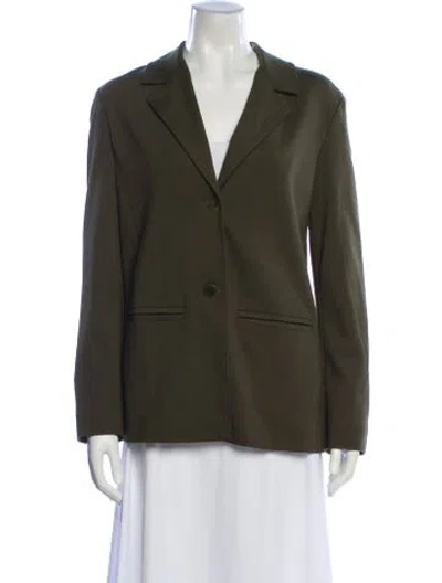 Pre-owned Max Mara Blazer In Green