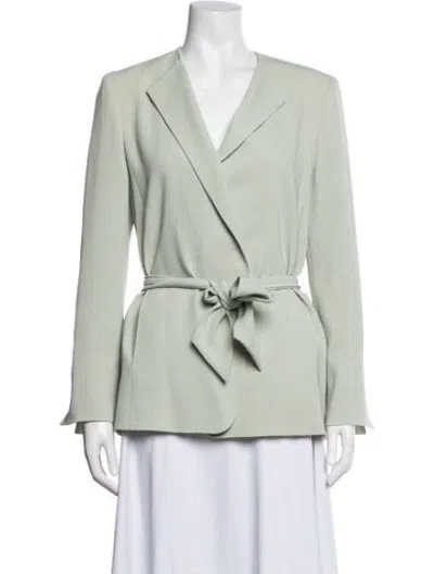 Pre-owned Max Mara Blazer In Green