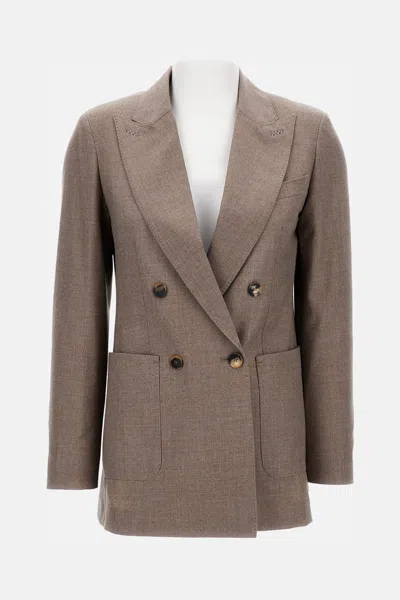 Max Mara Blazer Harald In Brown