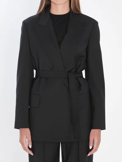 Max Mara Blazer In Wool Canvas