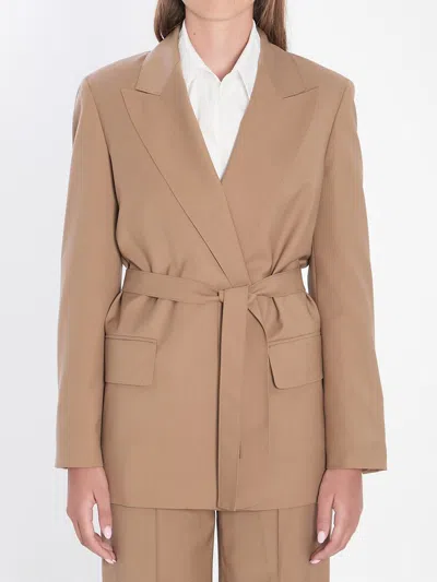 MAX MARA BLAZER IN WOOL CANVAS
