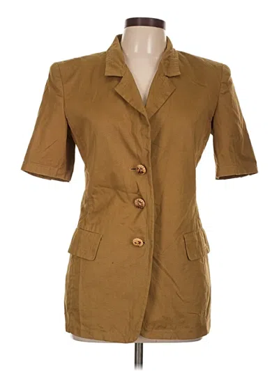 Pre-owned Max Mara Blazer Jacket In Tan