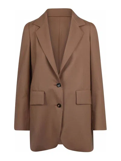 Max Mara Blazer Kitten In Brown