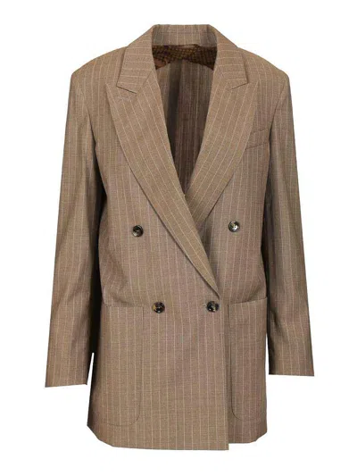 Max Mara Oversized Blazer In Brown