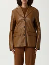 Max Mara Blazer  Leisure Woman Color Camel In Brown