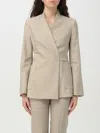 MAX MARA BLAZER MAX MARA WOMAN COLOR BEIGE,G81137022