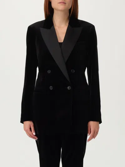 MAX MARA BLAZER MAX MARA WOMAN COLOR BLACK,H26952002