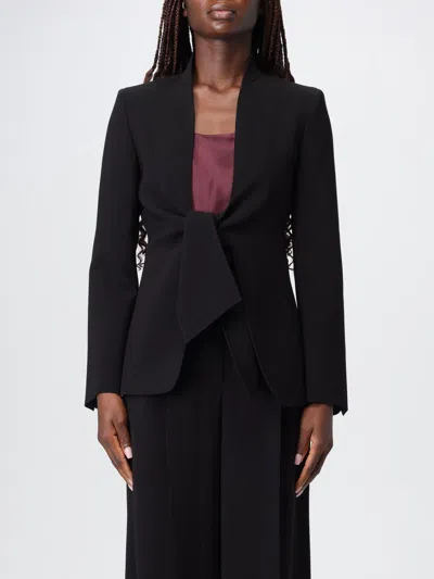 MAX MARA BLAZER MAX MARA WOMAN COLOR BLACK,431574002