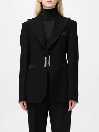 MAX MARA BLAZER MAX MARA WOMAN COLOR BLACK,G11723002