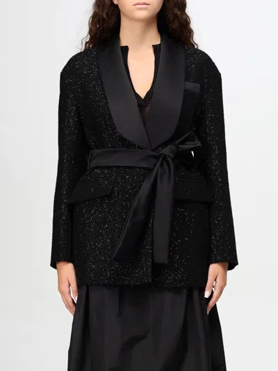 MAX MARA BLAZER MAX MARA WOMAN COLOR BLACK,G16686002