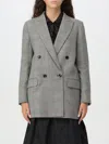 Max Mara Woman Blazer Black Size 8 Virgin Wool In Schwarz
