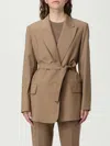Max Mara Blazer Woman Brown In Brown