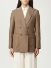 Max Mara Blazer  Woman Color Burnt In Brown