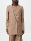 Max Mara Blazer  Woman Color Camel In Brown