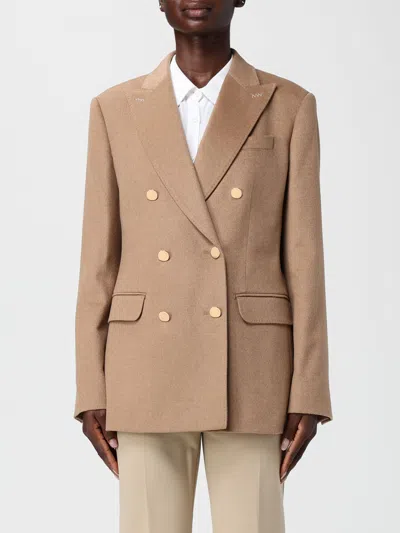 Max Mara Blazer  Woman Color Camel In Brown