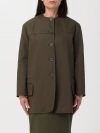 MAX MARA BLAZER MAX MARA WOMAN COLOR GREEN,402439012