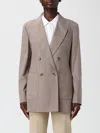 Max Mara Blazer  Woman Color Grey In Pink